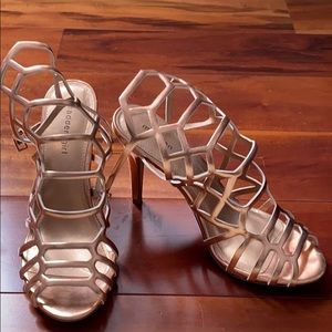 Madden Girl 3” Rose Gold Caged Stiletto